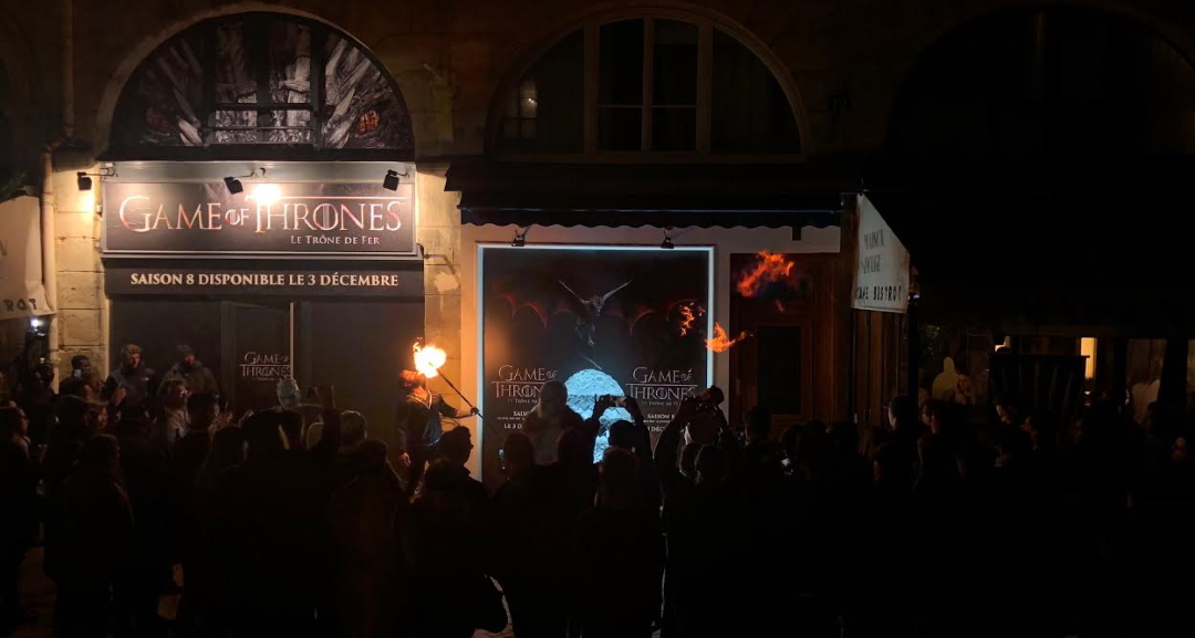 Game of Thrones pop up store