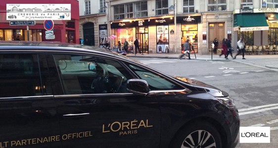 l'oreal pop up store